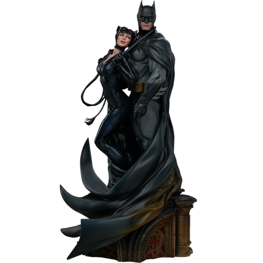 DC Comics - Batman & Catwoman Diorama - Sideshow Collectibles