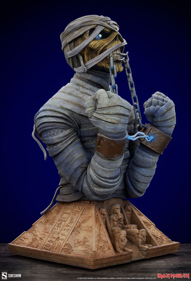 Pop Weasel - Image 5 of Iron Maiden - Powerslave Eddie Bust - Sideshow Collectibles - Statue - Image - Pop Weasel