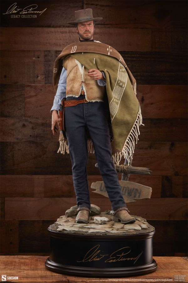 Pop Weasel - Image 2 of Clint Eastwood - The Man With No Name Premium Format Statue - Sideshow Collectibles - Statue - Image - Pop Weasel