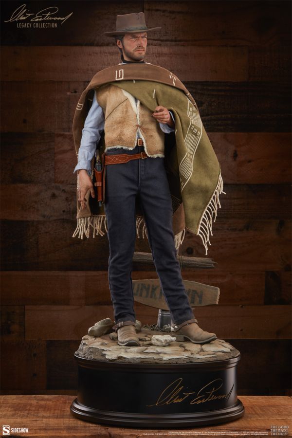 Pop Weasel - Image 3 of Clint Eastwood - The Man With No Name Premium Format Statue - Sideshow Collectibles - Statue - Image - Pop Weasel