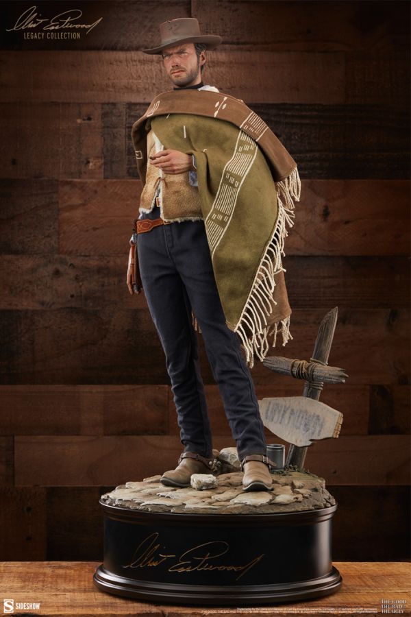 Pop Weasel - Image 6 of Clint Eastwood - The Man With No Name Premium Format Statue - Sideshow Collectibles - Statue - Image - Pop Weasel