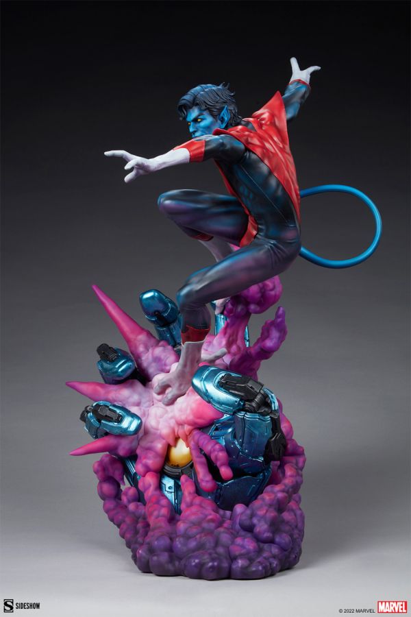 Pop Weasel - Image 3 of Marvel Comics - Nightcrawler Premium Format Statue - Sideshow Collectibles - Statue - Image - Pop Weasel