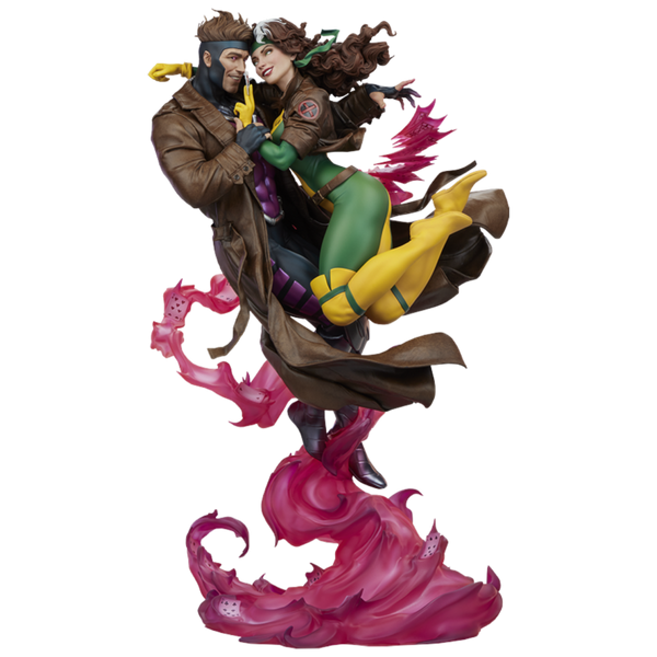 Pop Weasel Image of X-Men - Rogue & Gambit 18.5" Statue - Sideshow Collectibles