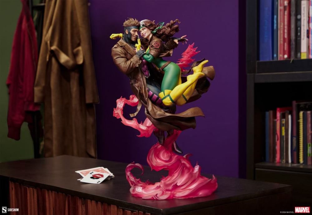 Pop Weasel - Image 2 of X-Men - Rogue & Gambit 18.5" Statue - Sideshow Collectibles - Statue - Image - Pop Weasel