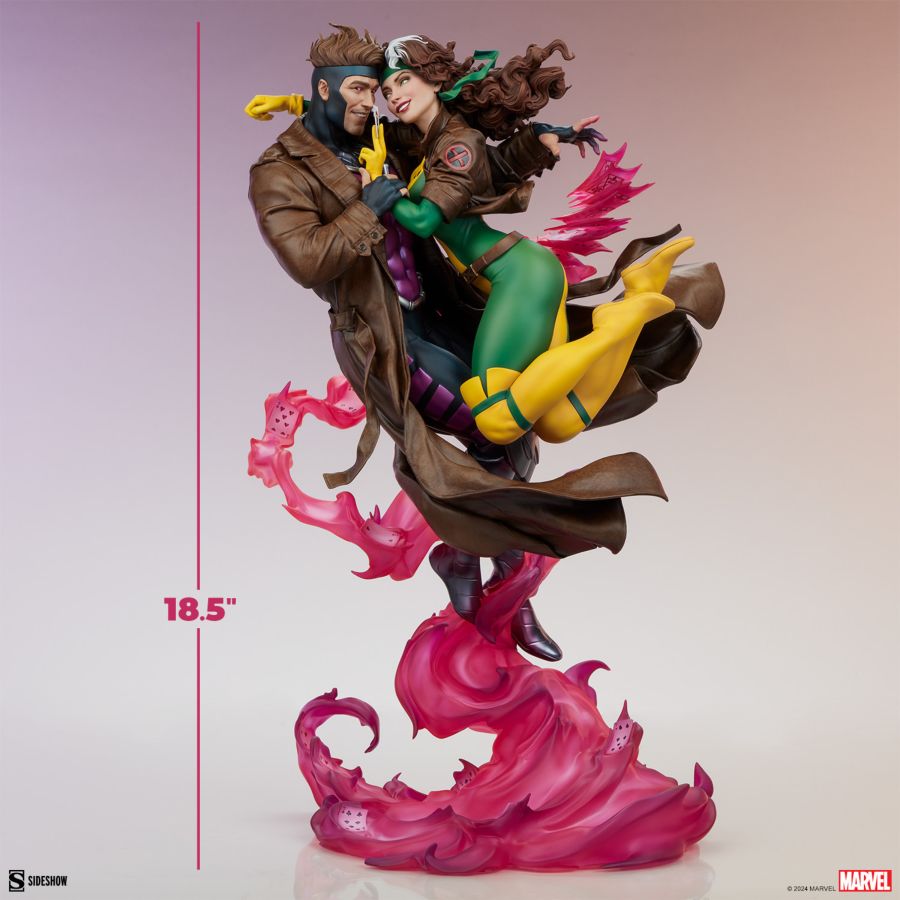 Pop Weasel - Image 8 of X-Men - Rogue & Gambit 18.5" Statue - Sideshow Collectibles - Statue - Image - Pop Weasel