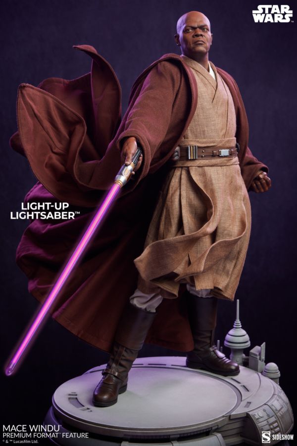 Image Pop Weasel - Image 2 of Star Wars: Ep3 - Mace Windu Premium Format Statue - Sideshow Collectables - Statue - Image - Pop Weasel