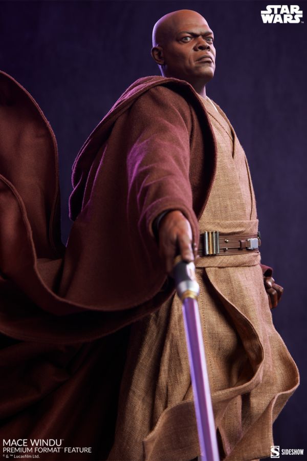 Image Pop Weasel - Image 3 of Star Wars: Ep3 - Mace Windu Premium Format Statue - Sideshow Collectables - Statue - Image - Pop Weasel