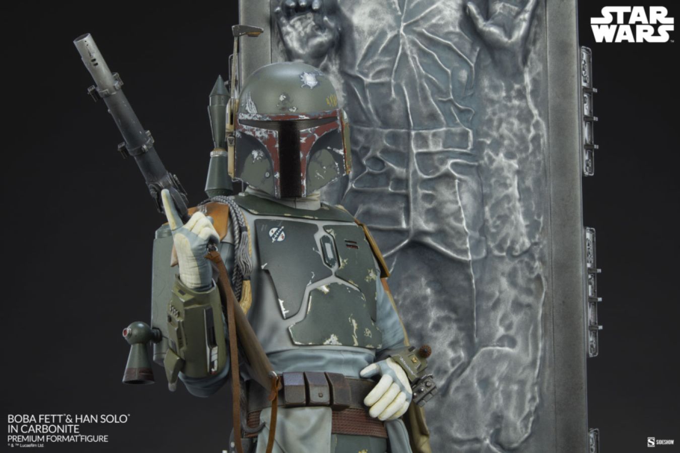 Pop Weasel - Image 7 of Star Wars - Boba Fett & Han Solo in Carbonite Premium Format Figure - Sideshow Collectibles