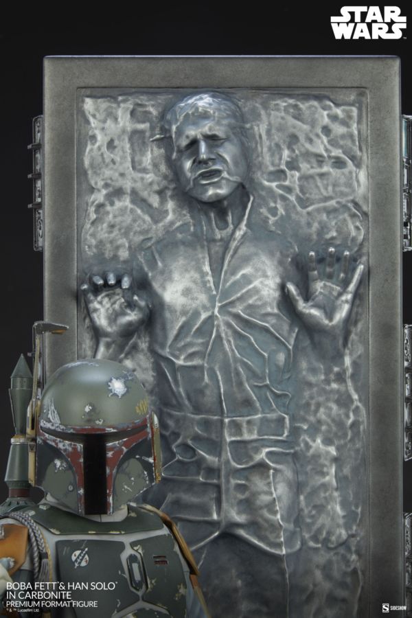 Pop Weasel - Image 8 of Star Wars - Boba Fett & Han Solo in Carbonite Premium Format Figure - Sideshow Collectibles - Statue - Image - Pop Weasel