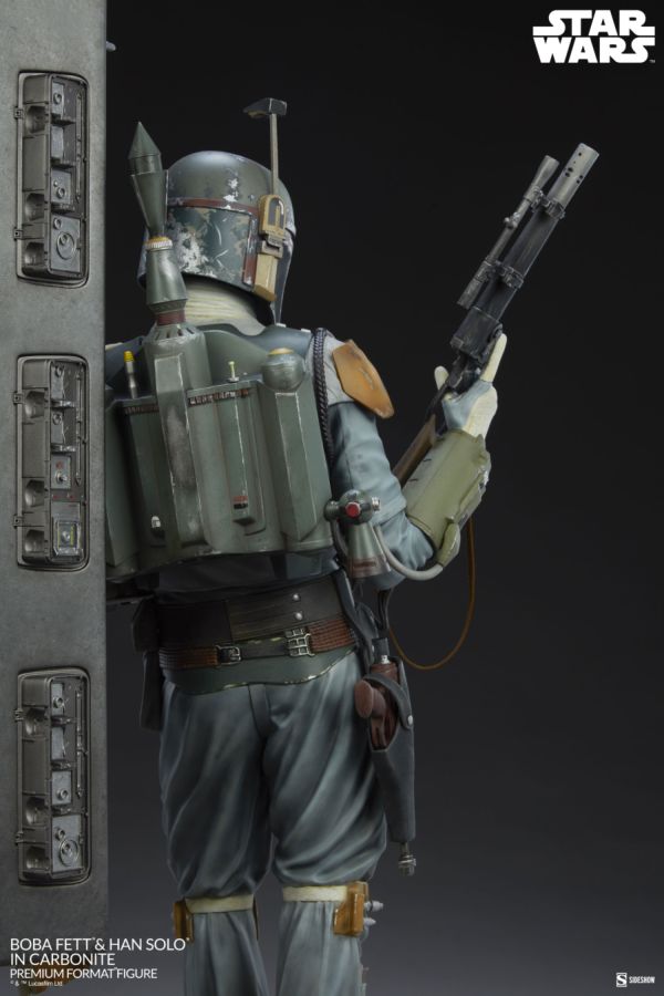 Pop Weasel - Image 10 of Star Wars - Boba Fett & Han Solo in Carbonite Premium Format Figure - Sideshow Collectibles - Statue - Image - Pop Weasel