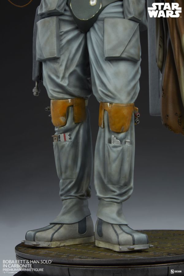 Pop Weasel - Image 12 of Star Wars - Boba Fett & Han Solo in Carbonite Premium Format Figure - Sideshow Collectibles