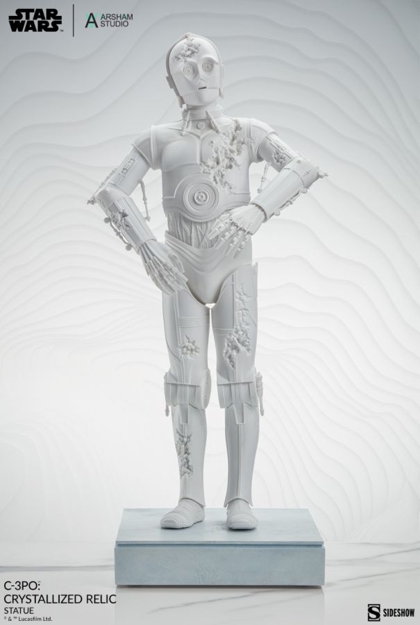 Pop Weasel - Image 3 of Star Wars - C-3PO Crystallized Relic Statue - Sideshow Collectibles - Statue - Image - Pop Weasel