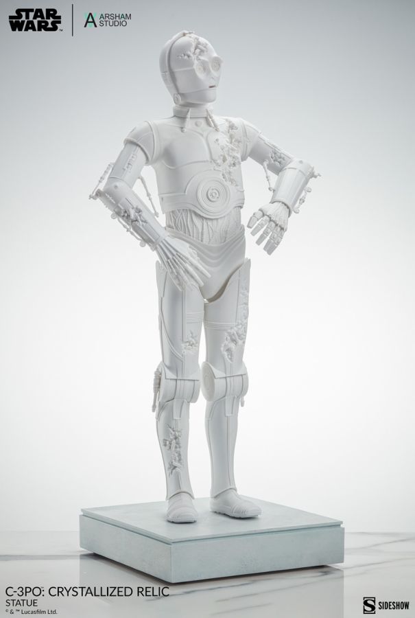 Pop Weasel - Image 4 of Star Wars - C-3PO Crystallized Relic Statue - Sideshow Collectibles