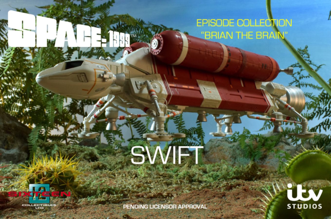 Pop Weasel - Image 3 of Space: 1999 - SWIFT Spaceship with Launch Platform Diecast - Sixteen 12