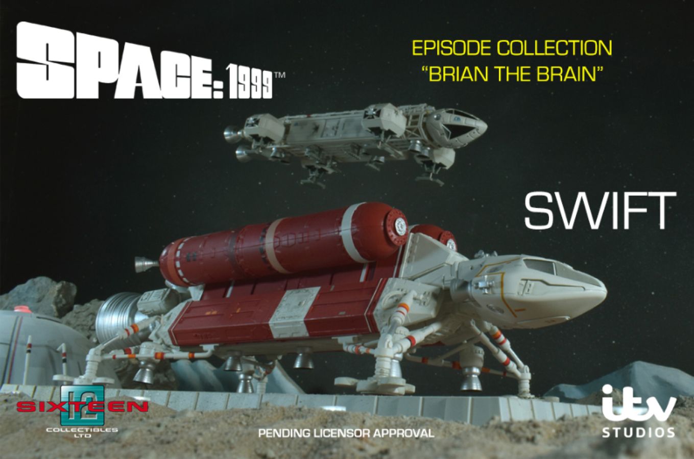 Pop Weasel - Image 6 of Space: 1999 - SWIFT Spaceship with Launch Platform Diecast - Sixteen 12