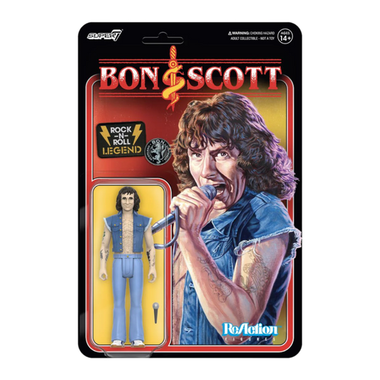 Bon Scott - Bon Scott Reaction 3.75 Figure - Super7