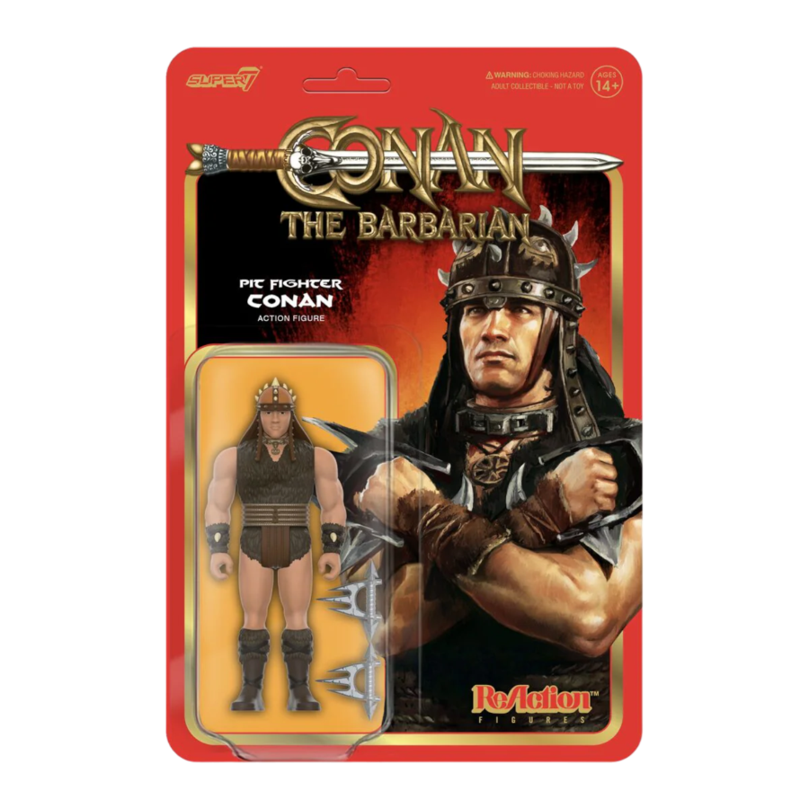 Conan the Barbarian - Pit Fighter Conan Reaction 3.75 Figure - Super7 - Action Figure - Image - Pop Weasel