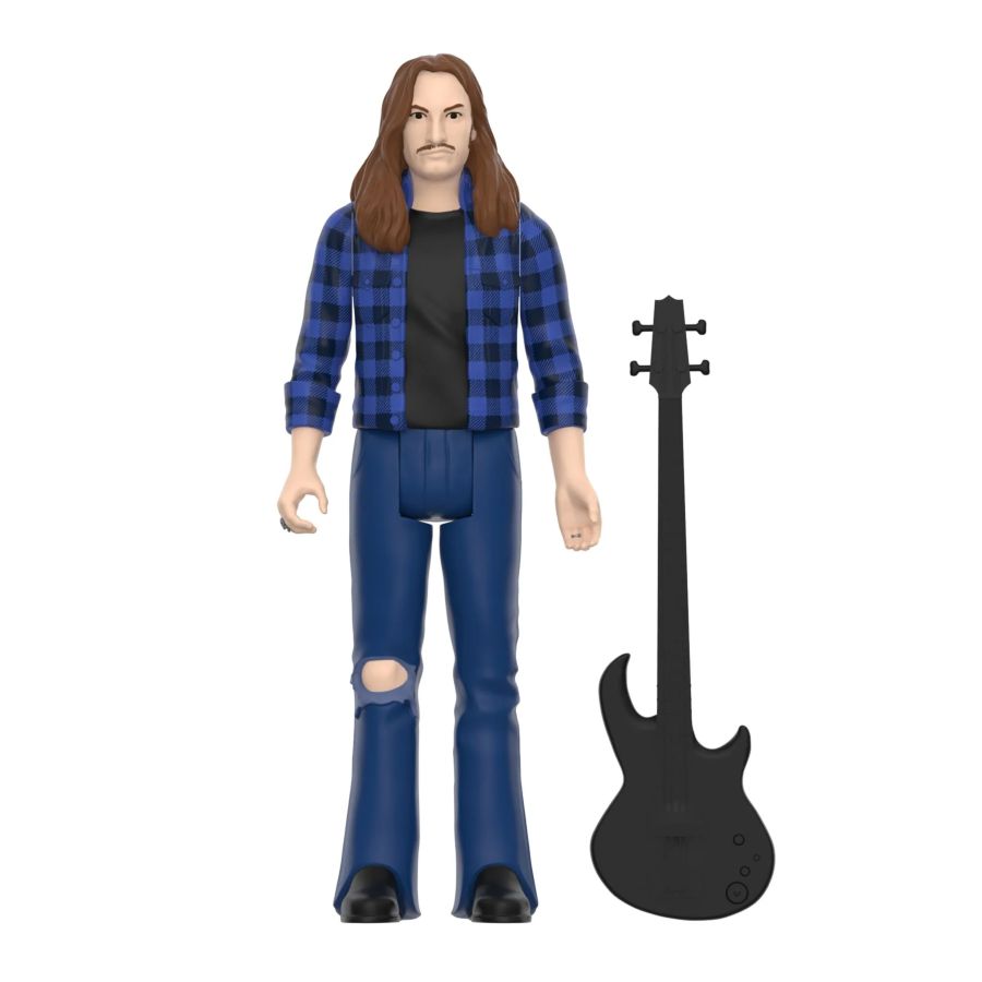 Image Pop Weasel - Image 2 of Cliff Burton - Cliff Burton (Flannel shirt) Reaction 3.75 Figure - Super7 - Action Figure - Image - Pop Weasel