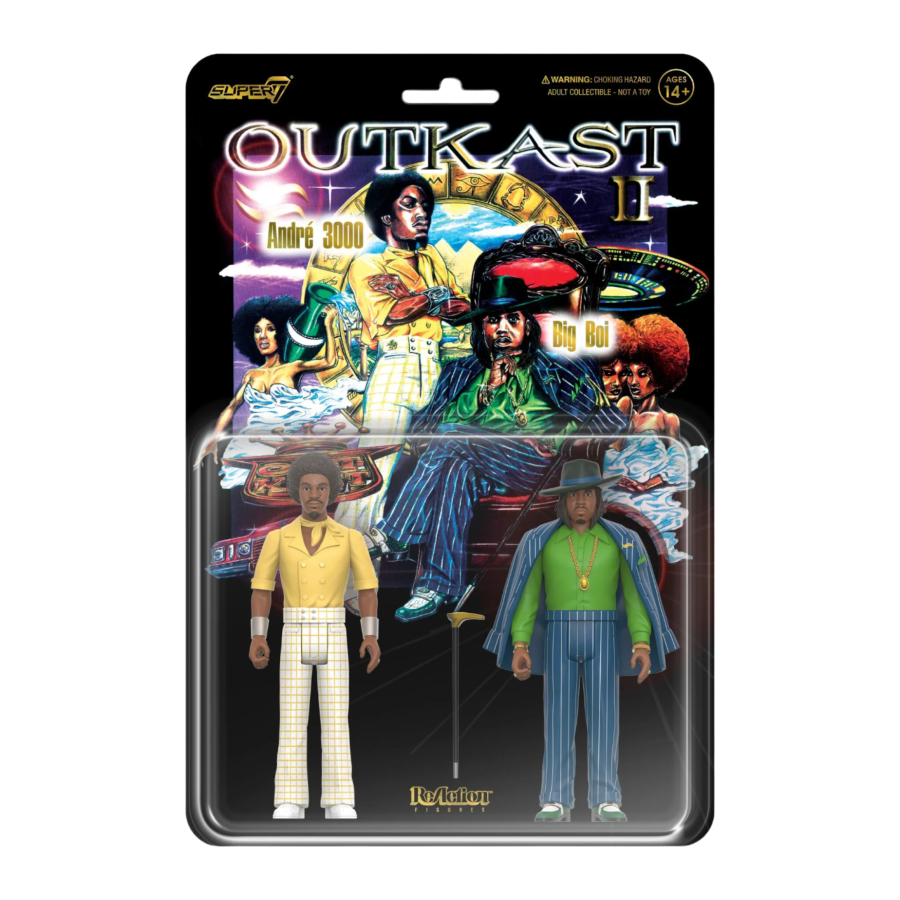 Outkast - OutKast Aquemini ReAction 3.75" Figure 2-Pack - Super7 - Action Figure - Image - Pop Weasel