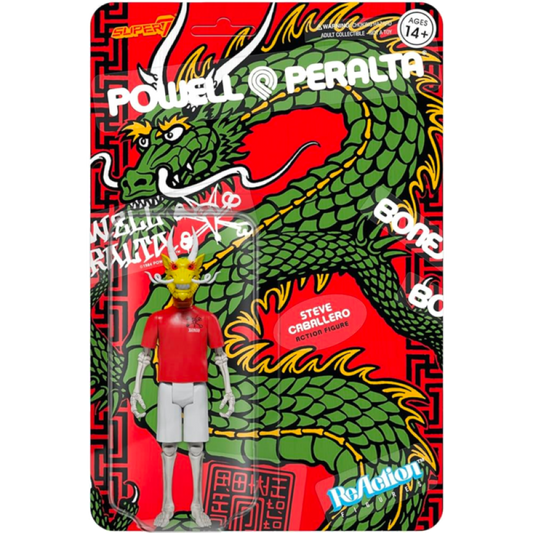 Powell Peralta - Steve Caballero Chinese Dragon ReAction 3.75" Figure - Super7