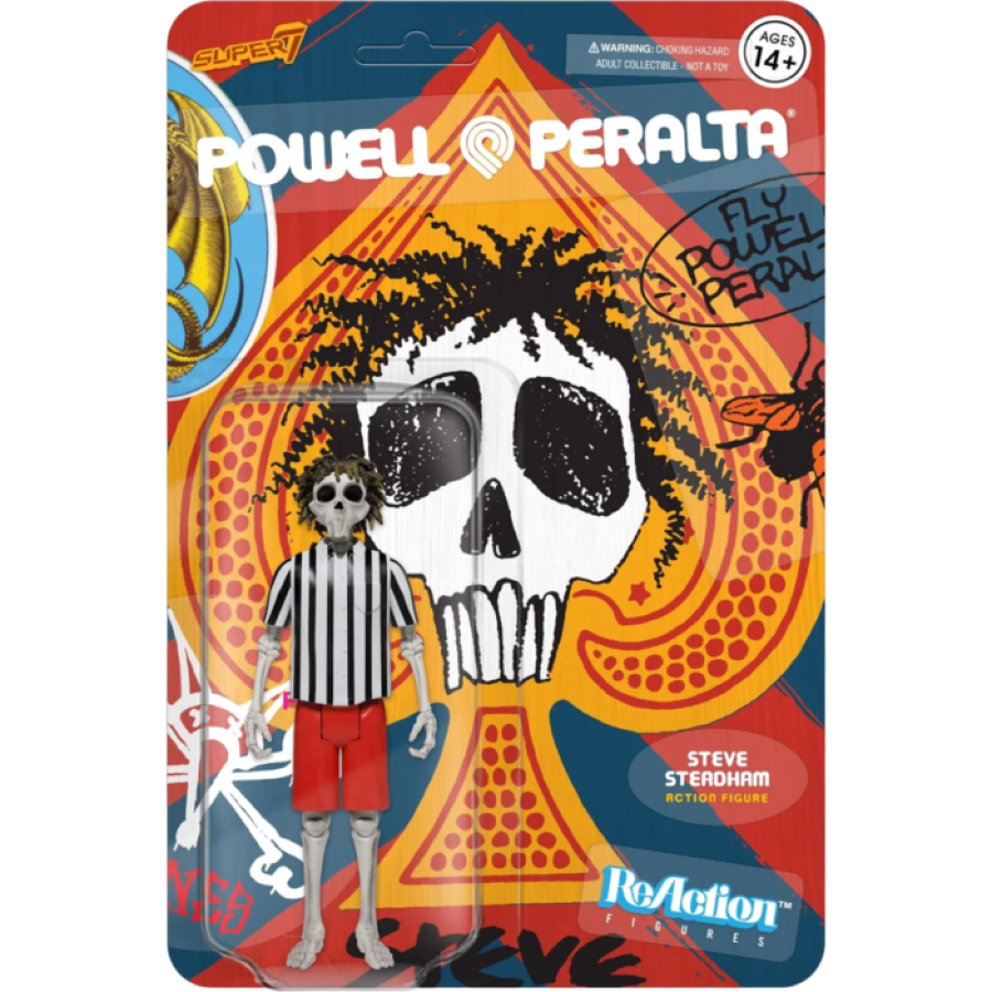 Powell Peralta - Steve Steadham ReAction 3.75" Figure - Super7 - Action Figure - Image - Pop Weasel