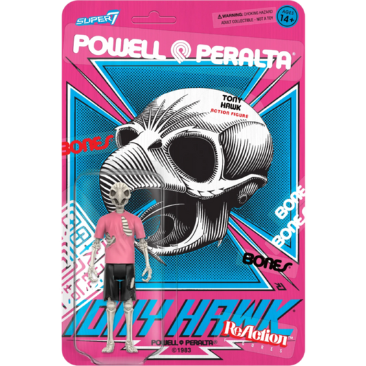 Powell Peralta - Tony Hawk ReAction 3.75 Figure - Super7