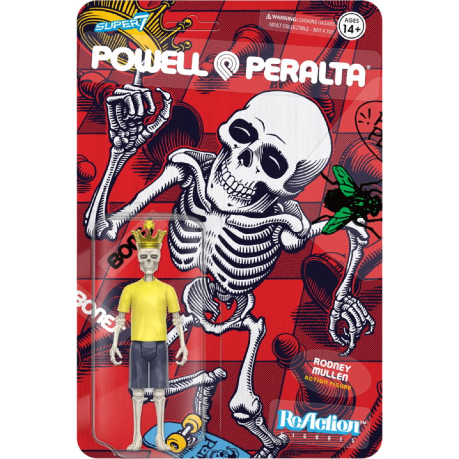 Powell Peralta - Rodney Mullen ReAction 3.75" Figure - Super7 - Action Figure - Image - Pop Weasel