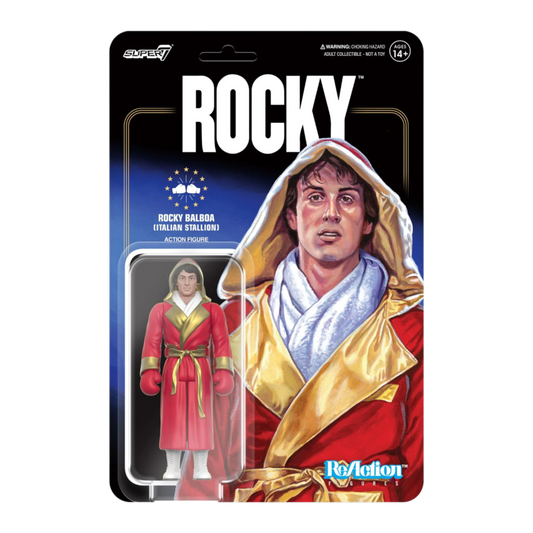 Rocky - Rocky (Italian stallion) Reaction 3.75 Figure - Super7