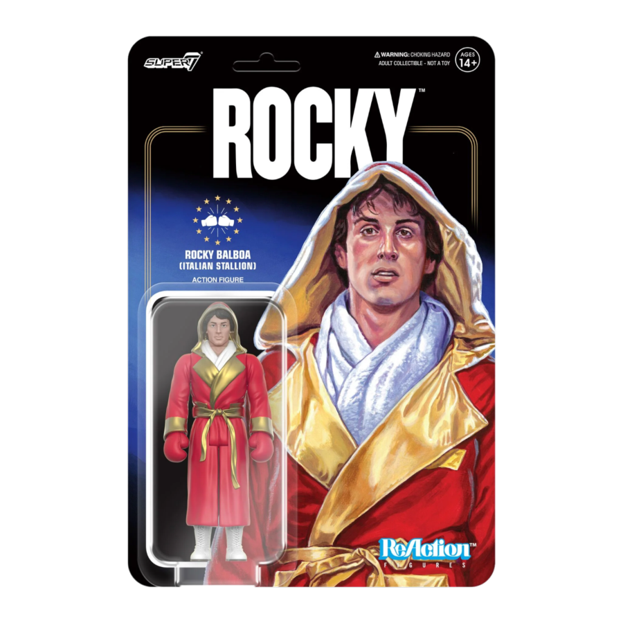 Rocky - Rocky (Italian stallion) Reaction 3.75 Figure - Super7 - Action Figure - Image - Pop Weasel