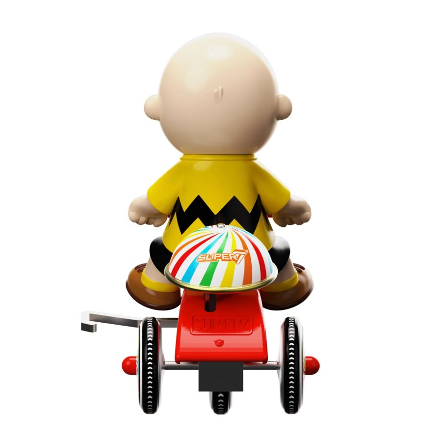 Image Pop Weasel - Image 3 of Peanuts - Charlie Brown (Yellow Shirt with Red Trike) Super Cycle - Super7 - Action Figure - Image - Pop Weasel