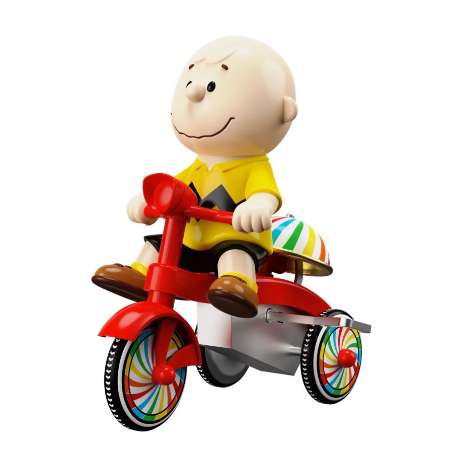 Image Pop Weasel - Image 4 of Peanuts - Charlie Brown (Yellow Shirt with Red Trike) Super Cycle - Super7 - Action Figure - Image - Pop Weasel