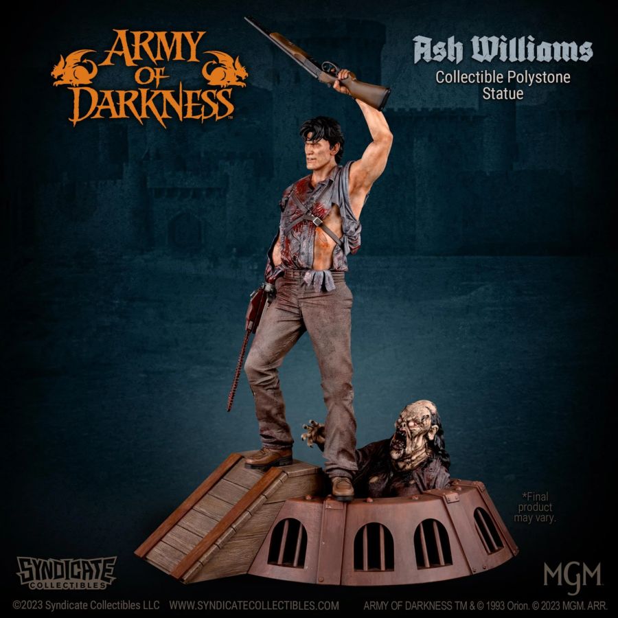 Image Pop Weasel - Image 4 of Army of Darkness - Ash Williams 1:10 Scale Statue - Syndicate Collectibles - Statue - Image - Pop Weasel