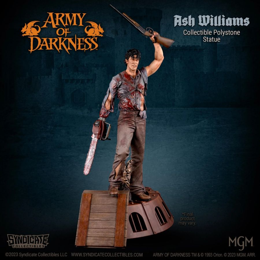 Image Pop Weasel - Image 7 of Army of Darkness - Ash Williams 1:10 Scale Statue - Syndicate Collectibles - Statue - Image - Pop Weasel