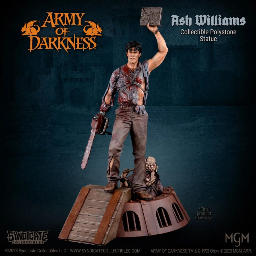 Image Pop Weasel - Image 8 of Army of Darkness - Ash Williams 1:10 Scale Statue - Syndicate Collectibles - Statue - Image - Pop Weasel