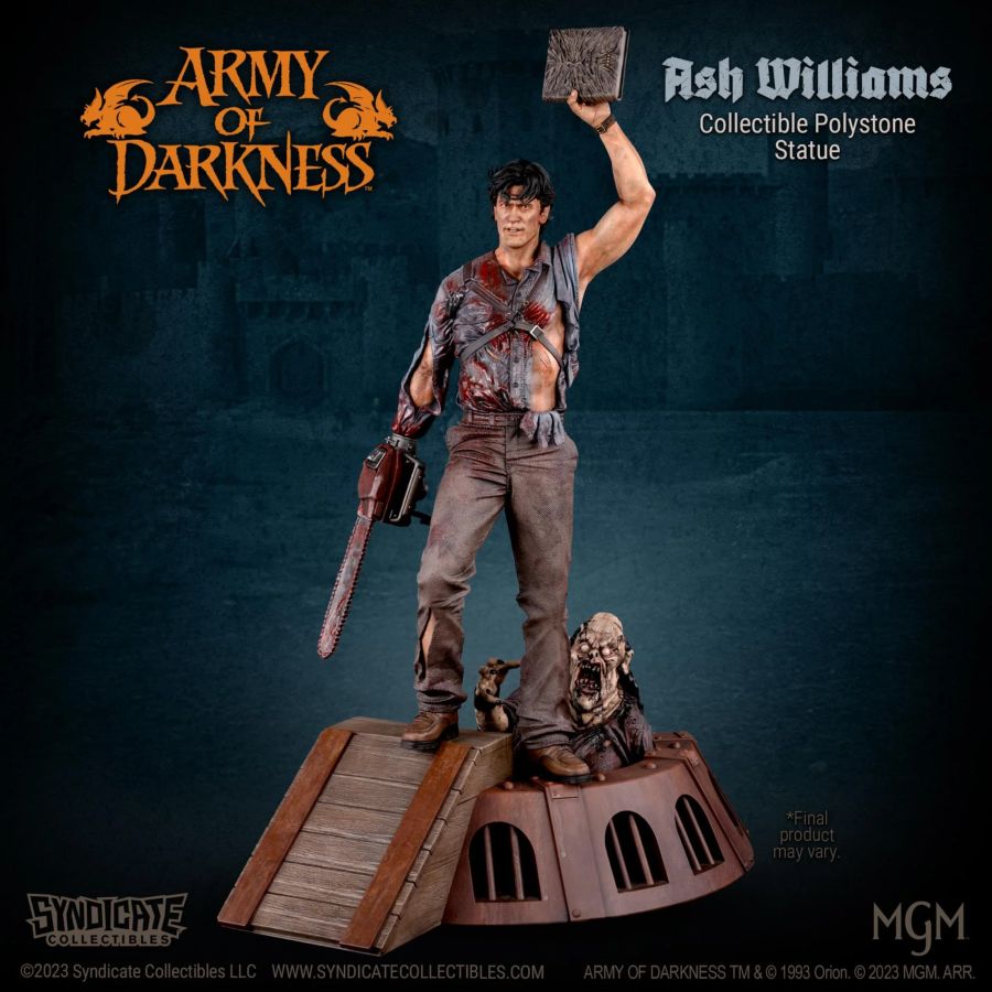 Image Pop Weasel - Image 9 of Army of Darkness - Ash Williams 1:10 Scale Statue - Syndicate Collectibles - Statue - Image - Pop Weasel