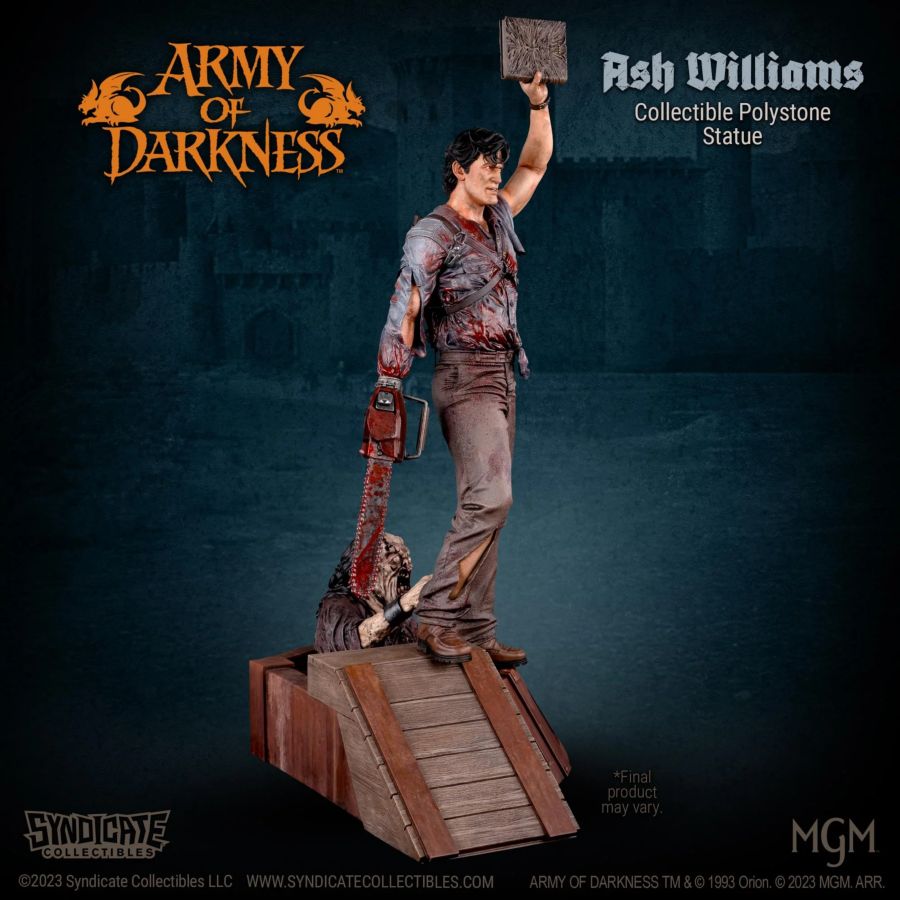 Image Pop Weasel - Image 12 of Army of Darkness - Ash Williams 1:10 Scale Statue - Syndicate Collectibles - Statue - Image - Pop Weasel