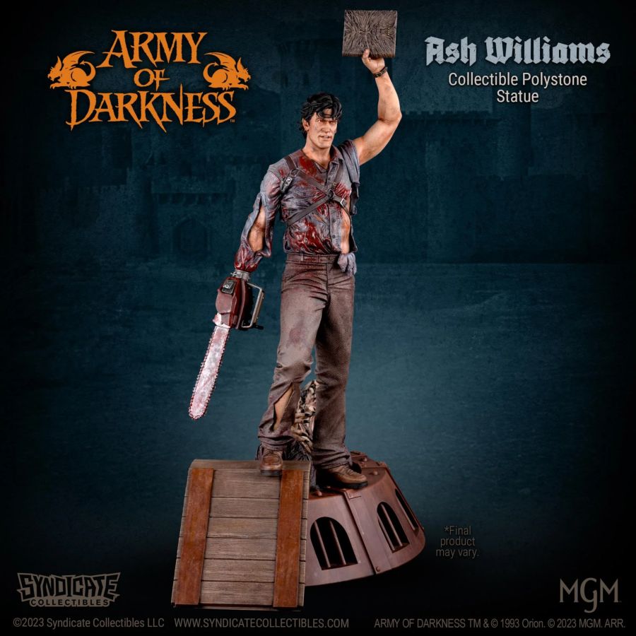 Image Pop Weasel - Image 13 of Army of Darkness - Ash Williams 1:10 Scale Statue - Syndicate Collectibles - Statue - Image - Pop Weasel