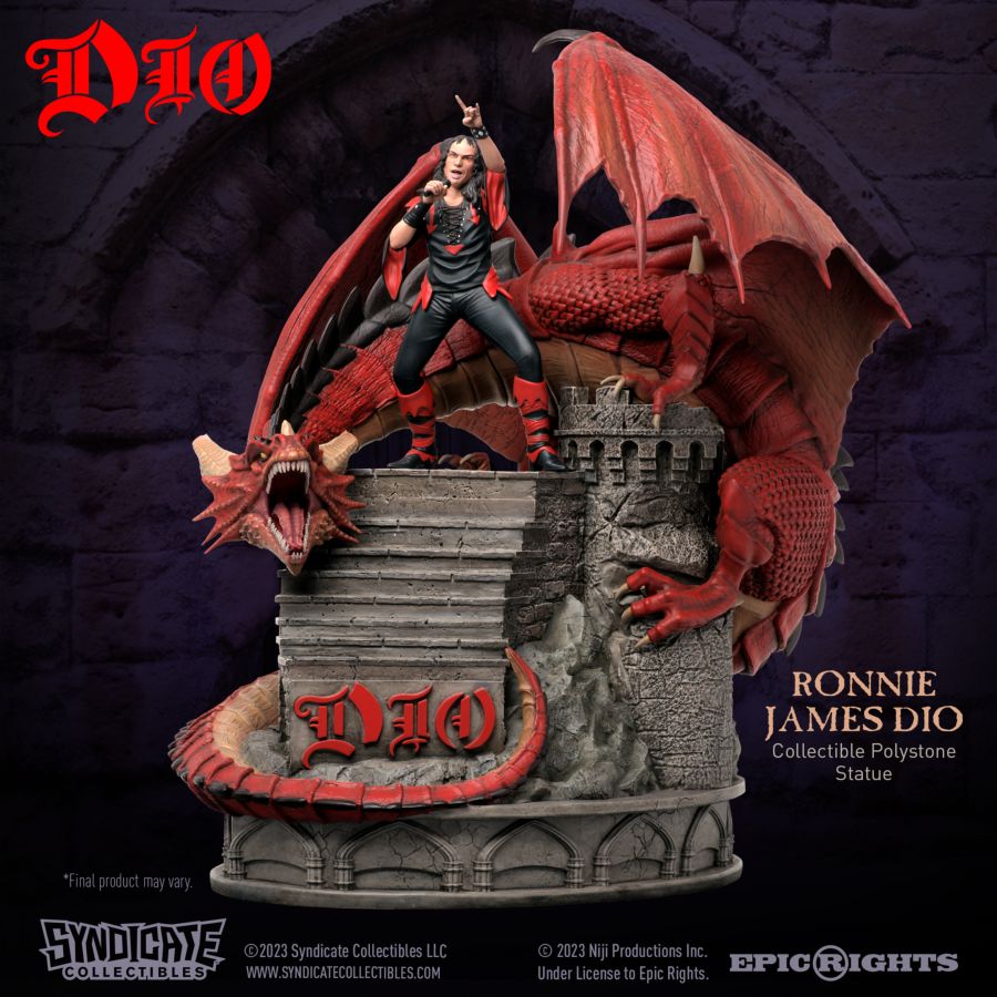 Image Pop Weasel - Image 3 of Ronnie James Dio - 1:10 Statue - Syndicate Collectibles - Statue - Image - Pop Weasel