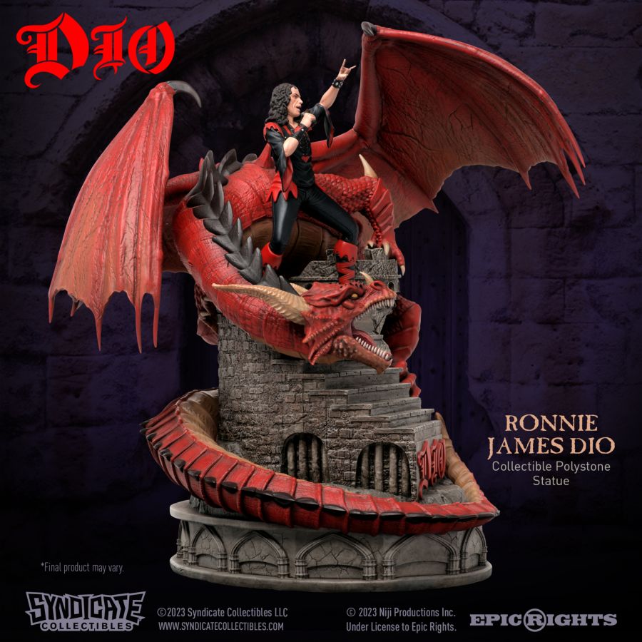 Image Pop Weasel - Image 4 of Ronnie James Dio - 1:10 Statue - Syndicate Collectibles - Statue - Image - Pop Weasel