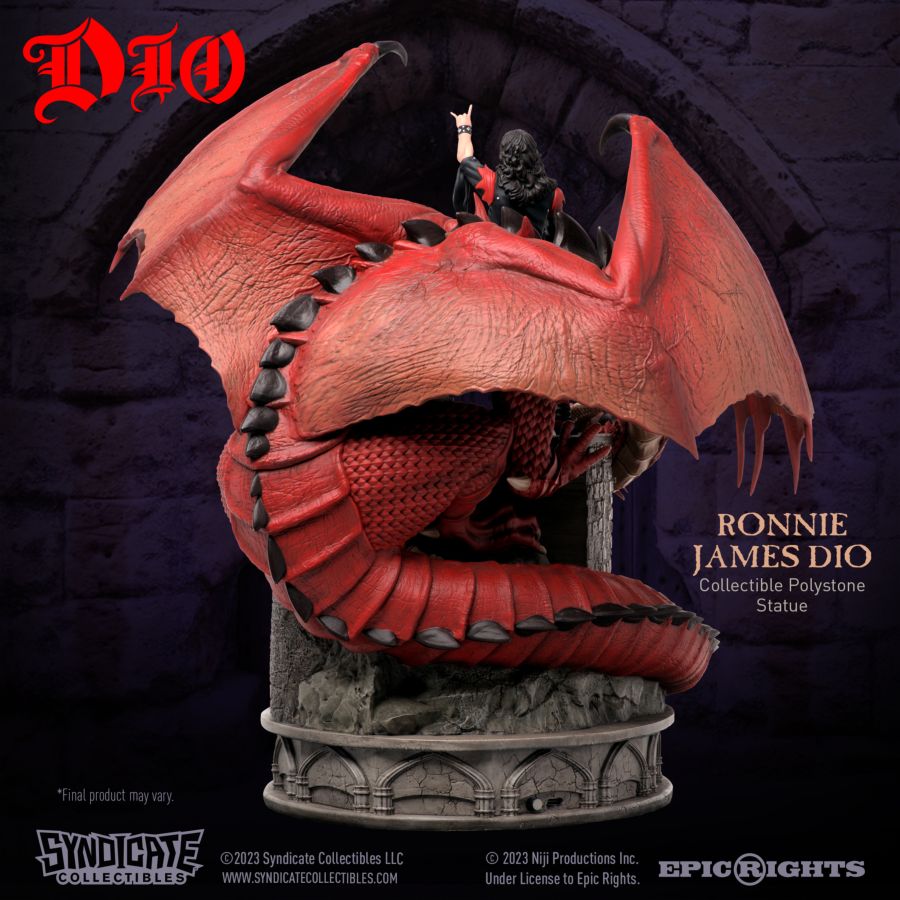 Image Pop Weasel - Image 7 of Ronnie James Dio - 1:10 Statue - Syndicate Collectibles - Statue - Image - Pop Weasel