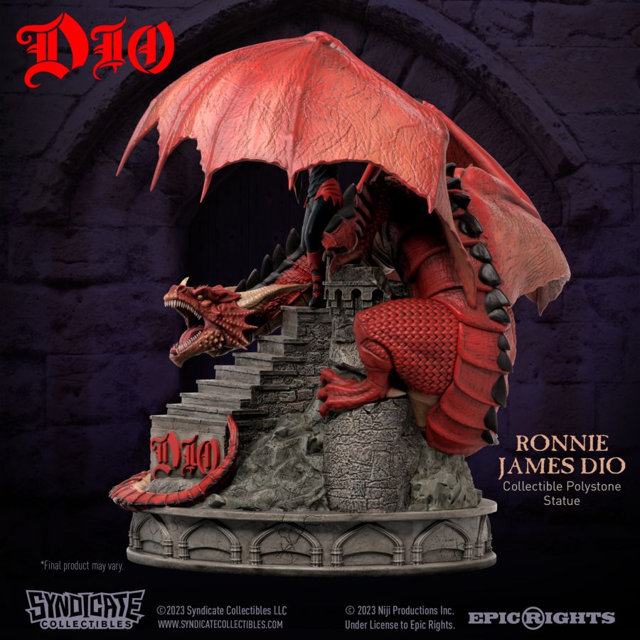 Image Pop Weasel - Image 8 of Ronnie James Dio - 1:10 Statue - Syndicate Collectibles - Statue - Image - Pop Weasel