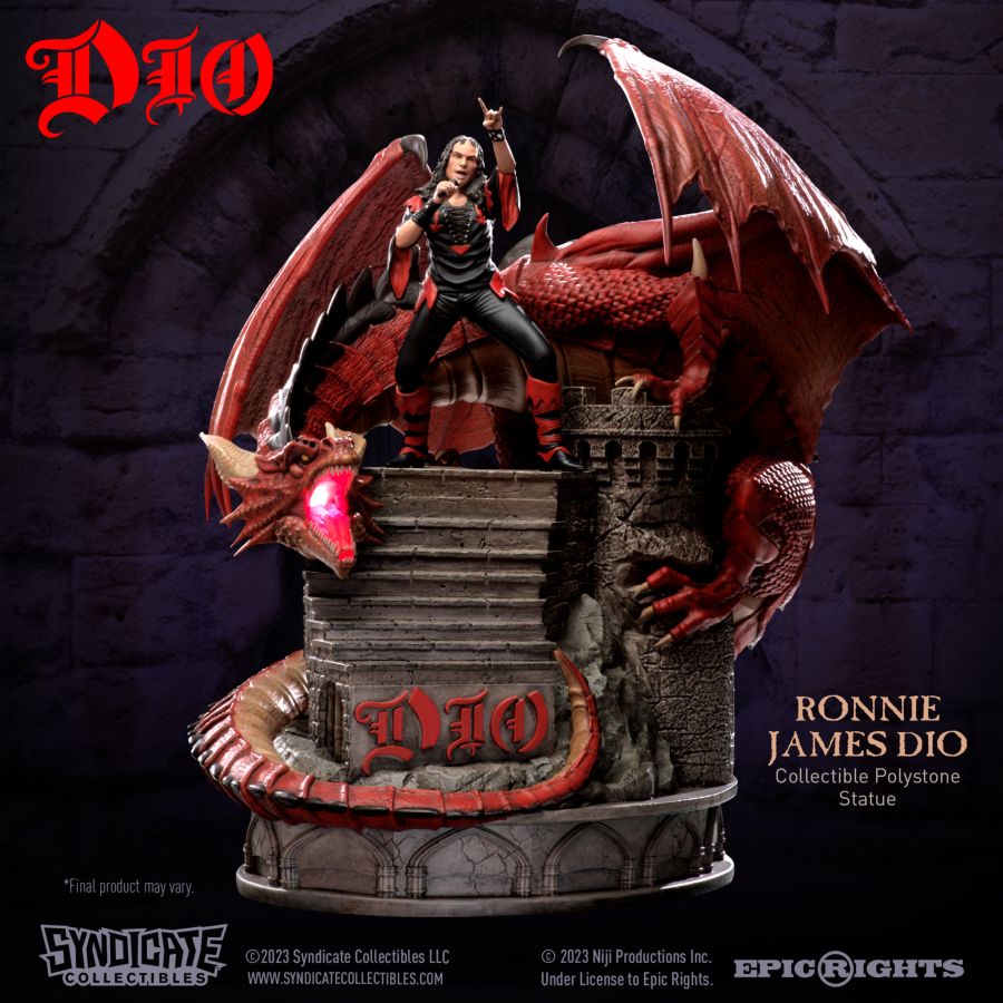 Image Pop Weasel - Image 9 of Ronnie James Dio - 1:10 Statue - Syndicate Collectibles - Statue - Image - Pop Weasel