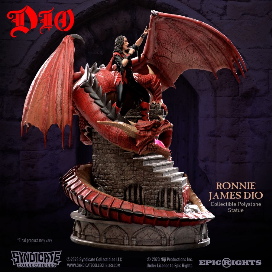 Image Pop Weasel - Image 12 of Ronnie James Dio - 1:10 Statue - Syndicate Collectibles - Statue - Image - Pop Weasel