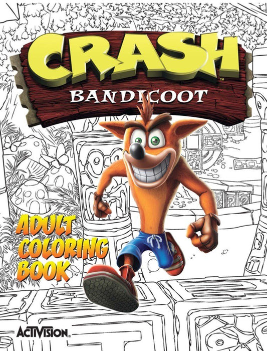 Pop Weasel Image of Crash Bandicoot Adult Coloring Book