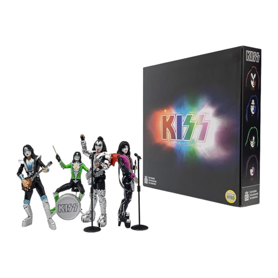 Pop Weasel - Image 3 of Kiss - The Band Vegas Outfits 4-Pack BST AXN 5" Action Figure Set [SDCC Exclusive] - The Loyal Subjects - Action Figure - Image - Pop Weasel