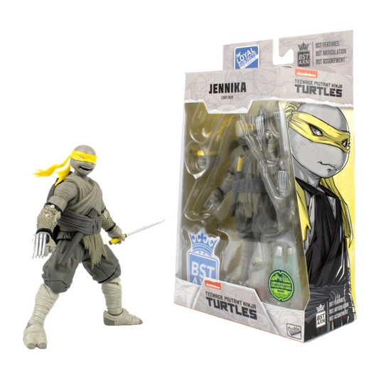 Teenage Mutant Ninja Turtles (comics) - Jennika (Greyscale) 5" BST AXN Action Figure (Wave 3) - The Loyal Subjects