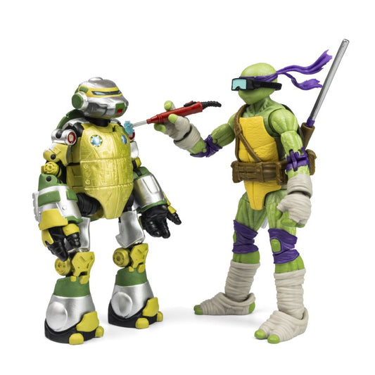 Image Pop Weasel - Image 3 of Teenage Mutant Ninja Turtles - Metalhead & Donatello BST AXN 1:15 Scale Action Figure [2 Pack] - The Loyal Subjects