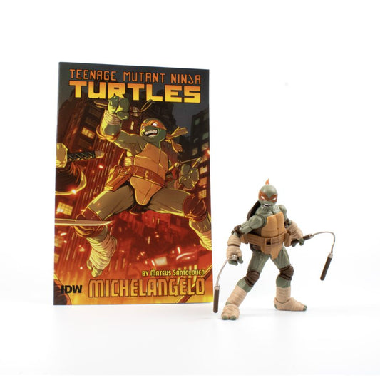 Image Pop Weasel - Image 3 of Teenage Mutant Ninja Turtles (comics) - Michelangelo BST AXN Action Figure & Comic Book (Wave 2) - The Loyal Subjects