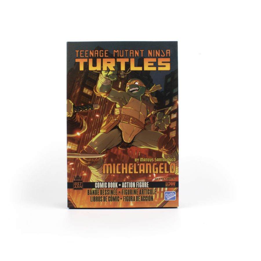 Image Pop Weasel - Image 8 of Teenage Mutant Ninja Turtles (comics) - Michelangelo BST AXN Action Figure & Comic Book (Wave 2) - The Loyal Subjects - Action Figure - Image - Pop Weasel