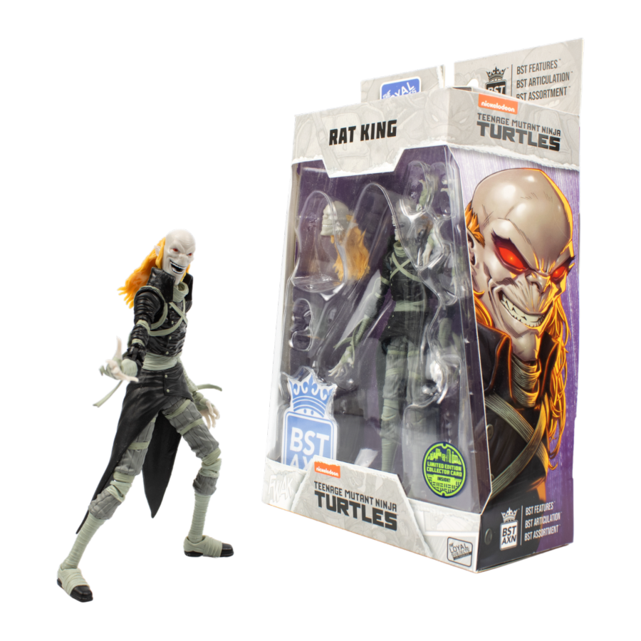 Teenage Mutant Ninja Turtles (comics) - Rat King 5" BST AXN Action Figure (Wave 2) - The Loyal Subjects - Action Figure - Image - Pop Weasel